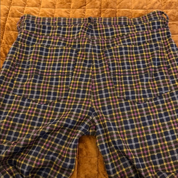 ✨3/$20 American Eagle Outfitters Plaid Flare Pants - Picture 4 of 6